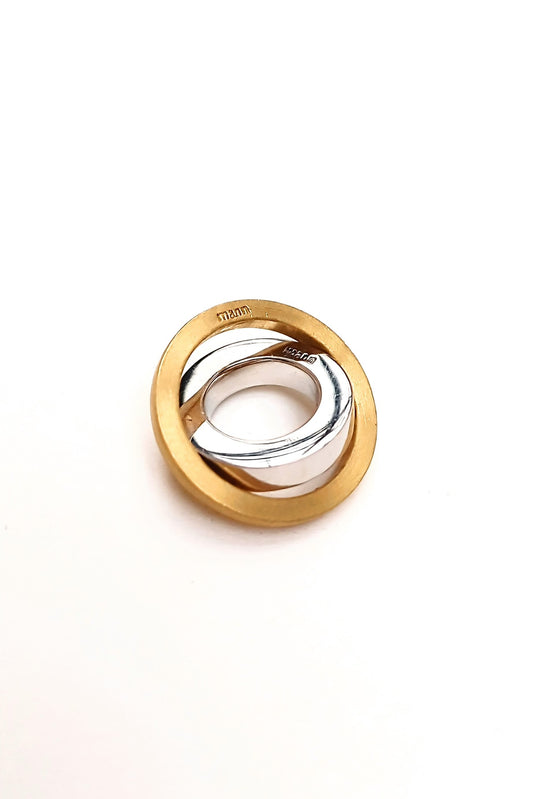 Colgante con Solix de Oro 24k y Solix de Platino 950