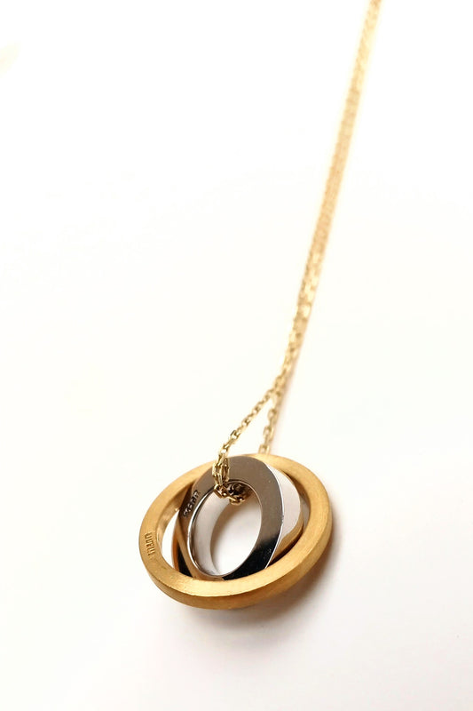 Colgante con Solix de Oro 24k y Solix de Platino 950