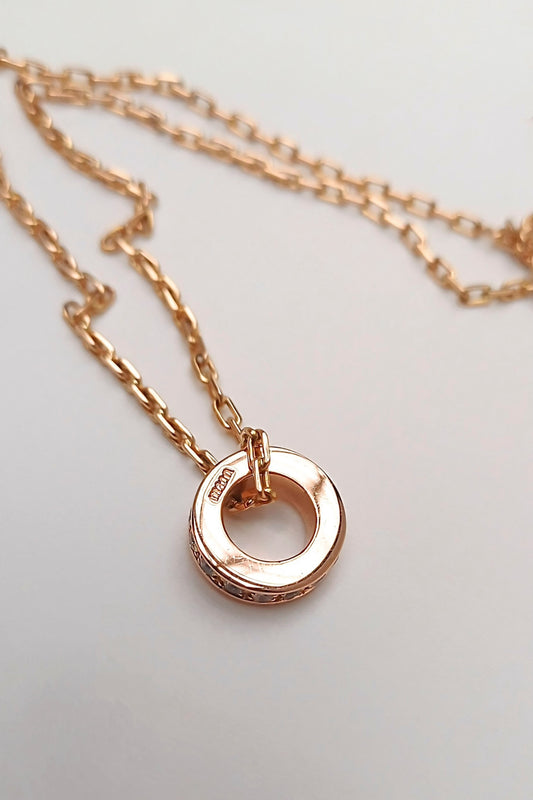 Solix Oro Rojo 18k + 1.12 ktes brillantes