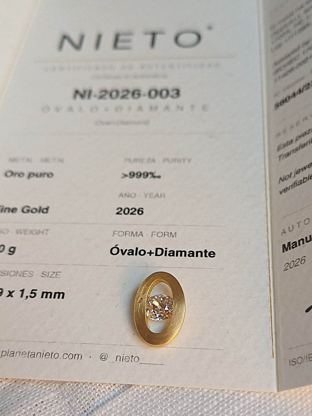Ovalo + Diamante