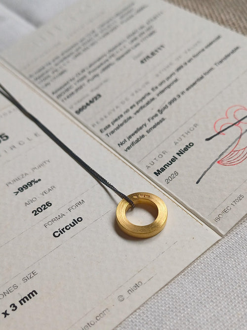 Circulo de Oro puro 999.9