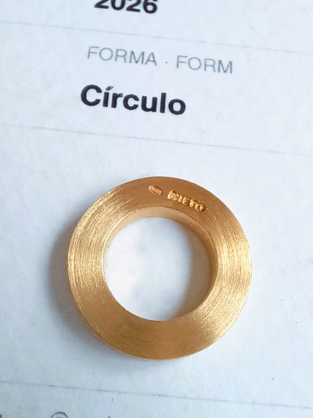 Circulo oro puro 999.9