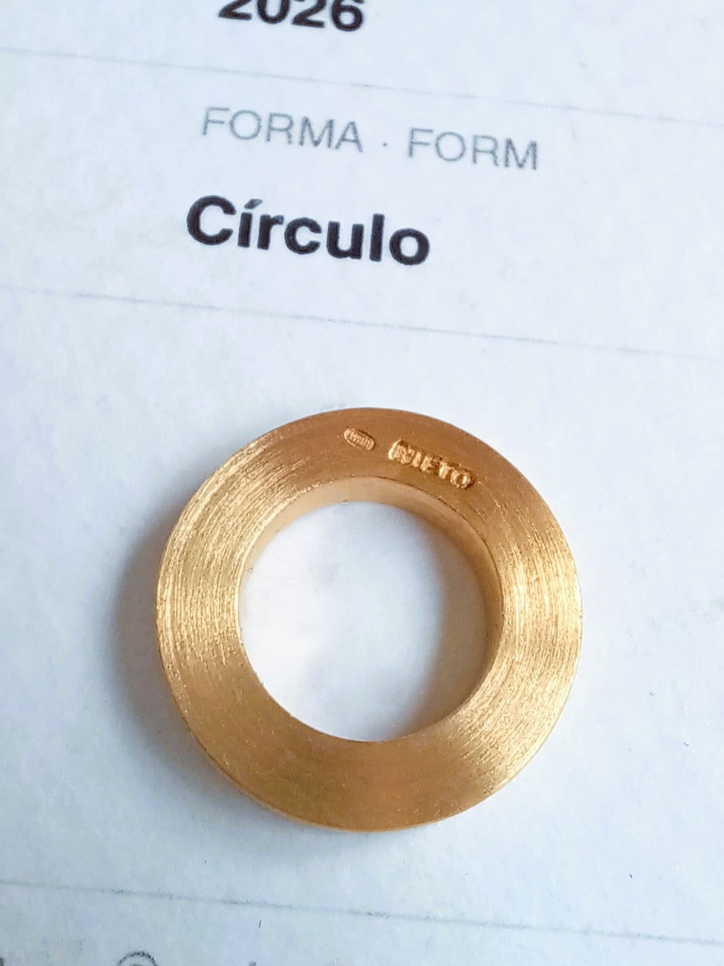 Circulo oro puro 999.9