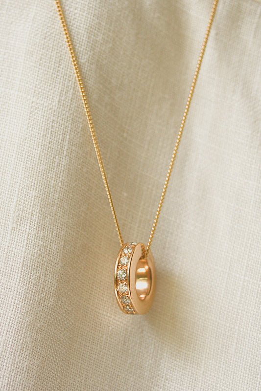 Solix Oro Rojo 18k + 1.12 ktes brillantes