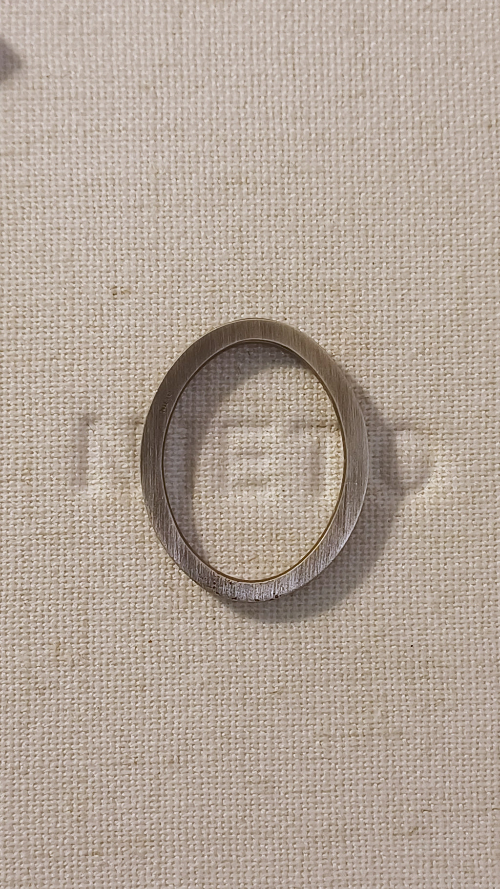 Óvalo grande Plata Pura